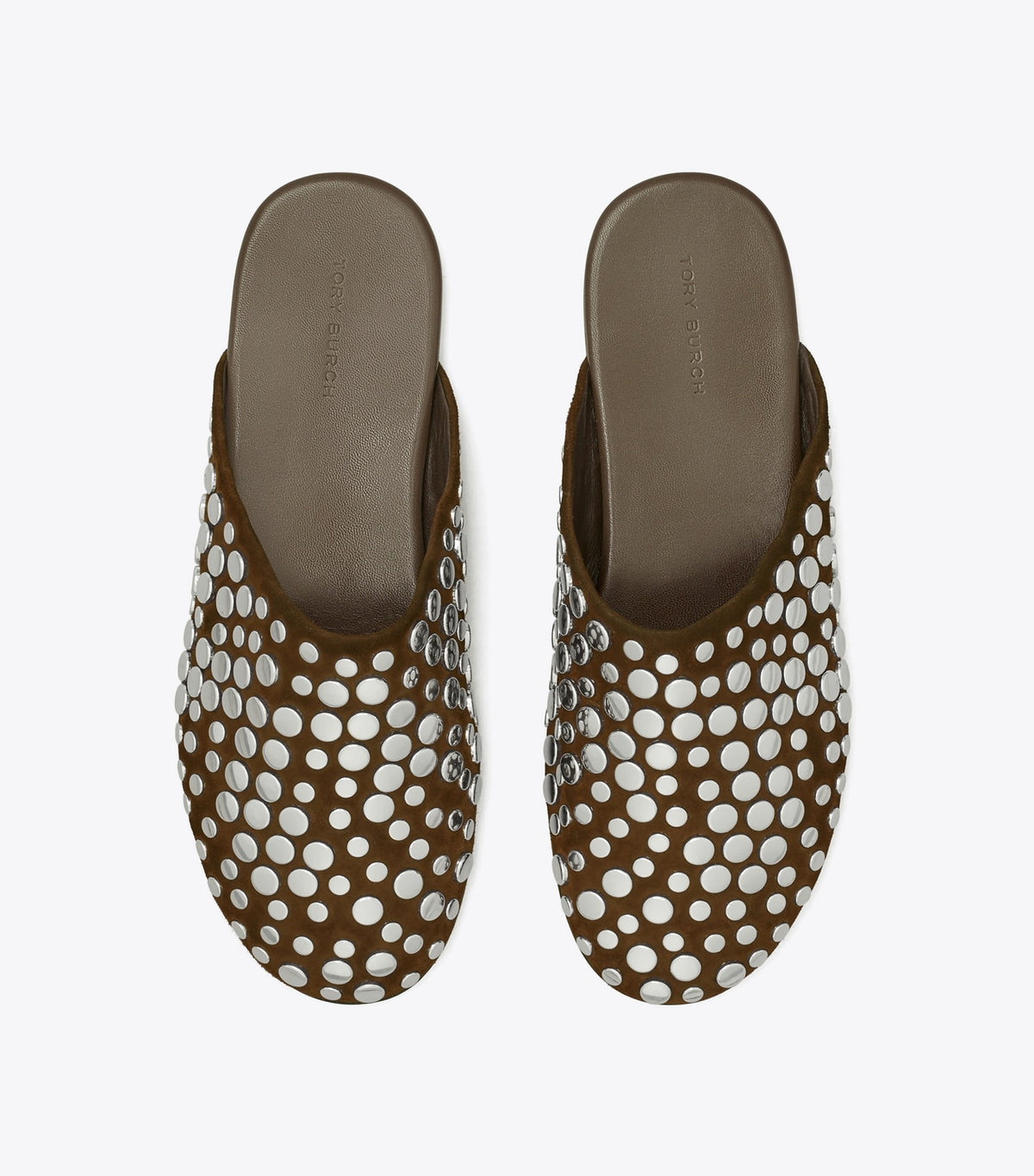 Tory Burch Studded Mule - Dark Cocoa
