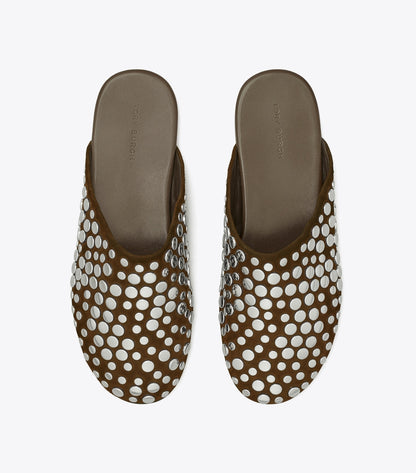 Tory Burch Studded Mule - Dark Cocoa