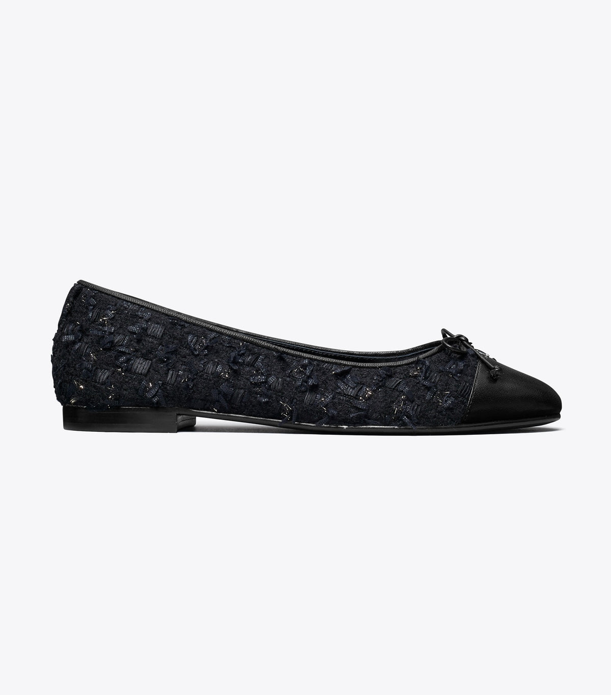 Tory Burch Cap-Toe Ballet - Midnight Navy / Perfect Black