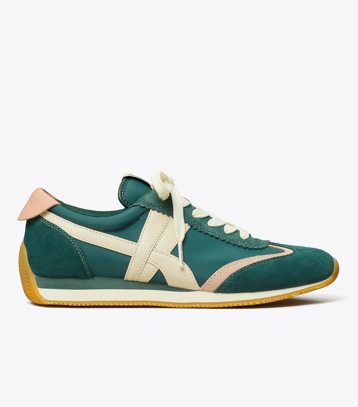 Tory Burch Hank Sneaker - Bottle Green / Pink Moon
