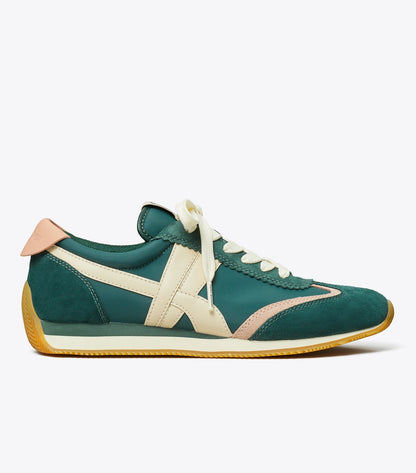 Tory Burch Hank Sneaker - Bottle Green / Pink Moon