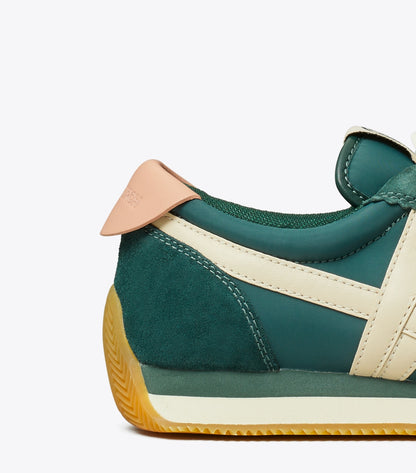 Tory Burch Hank Sneaker - Bottle Green / Pink Moon