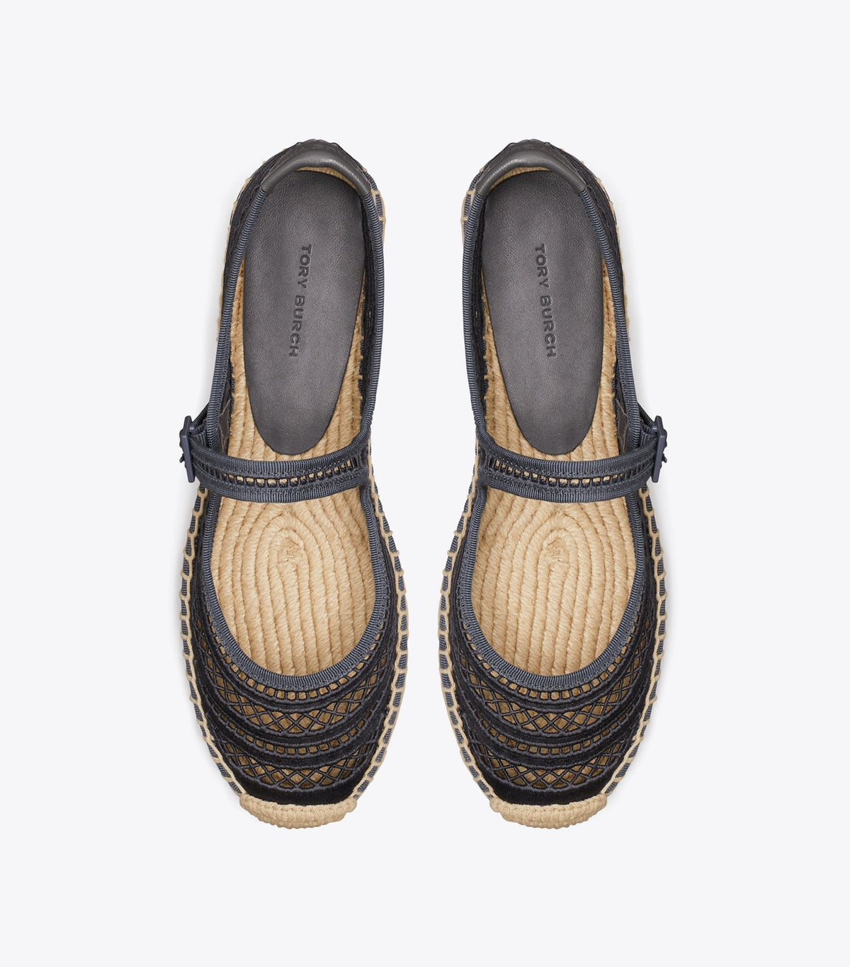 Tory Burch Open Weave Mary Jane Espadrille - Bluestone