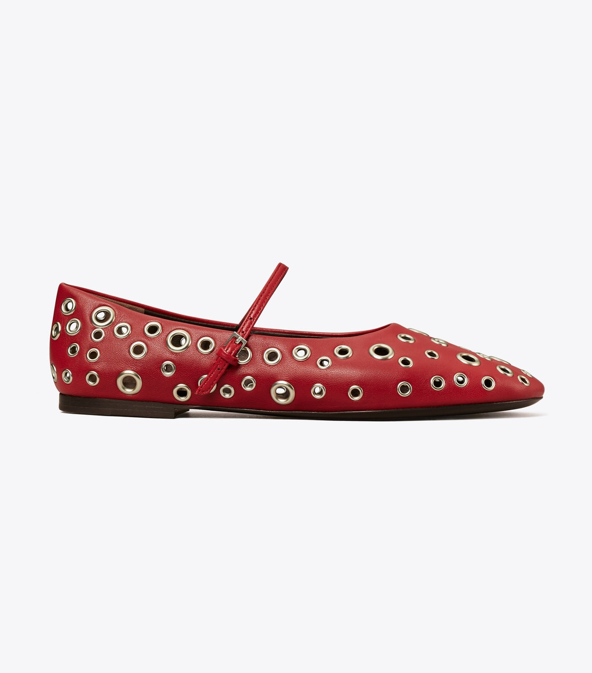 Tory Burch Eyelet Mary Jane Ballet - Tory Red