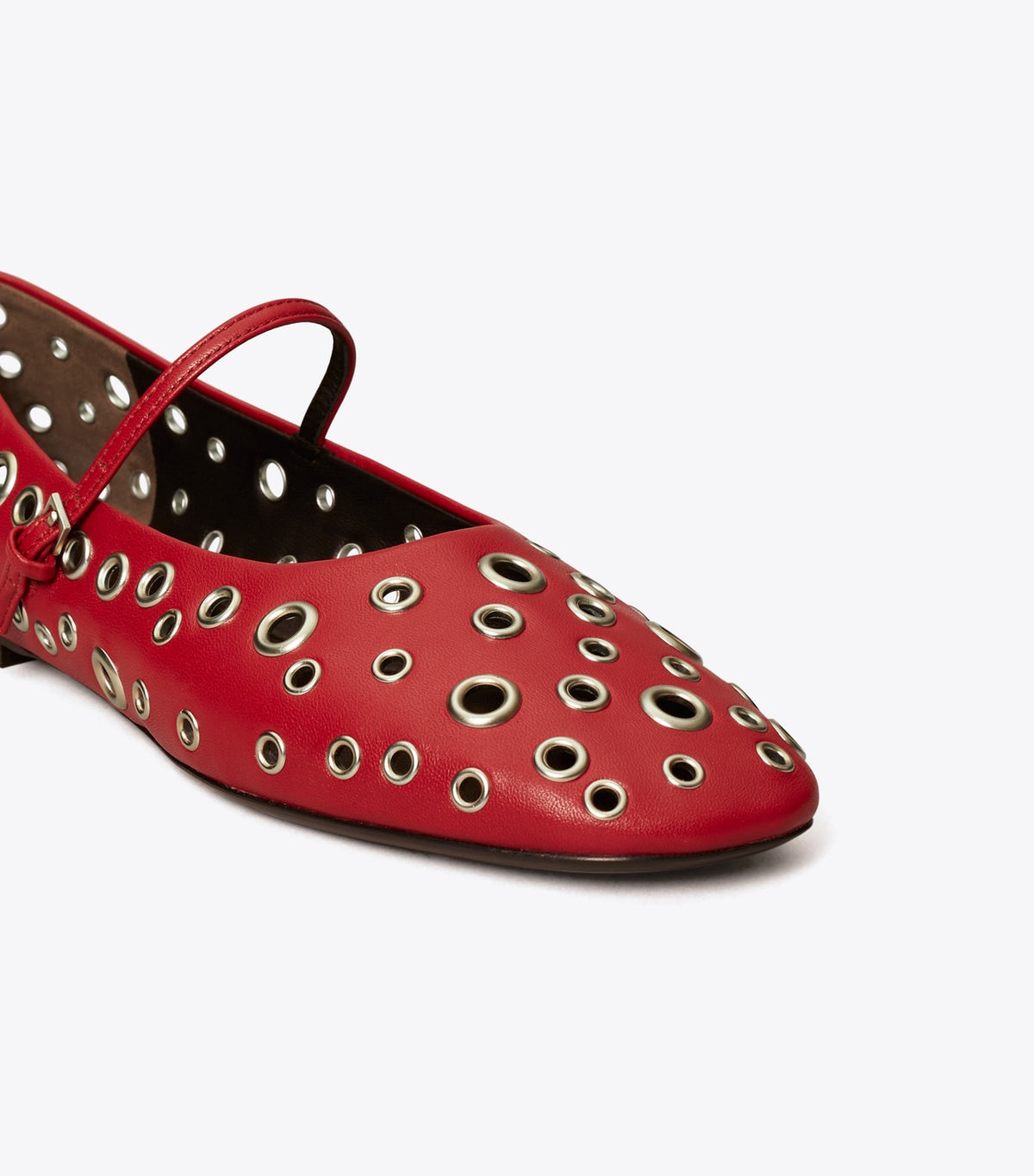 Tory Burch Eyelet Mary Jane Ballet - Tory Red