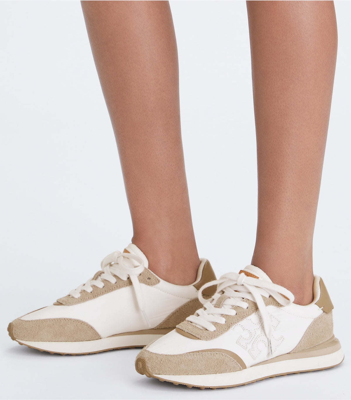 Tory Burch Destiny Trainer - White / White / Avola