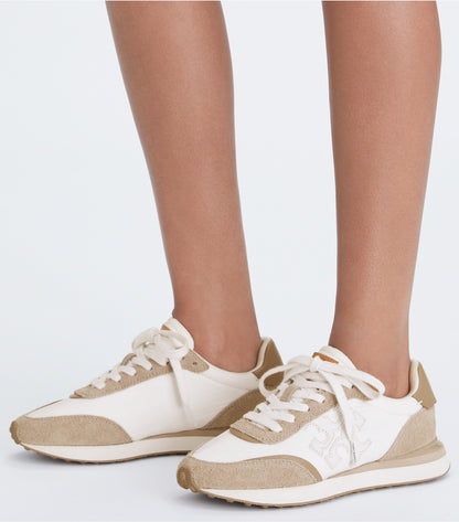 Tory Burch Destiny Trainer - White / White / Avola