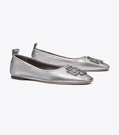 Tory Burch Ines Ballet - Silver