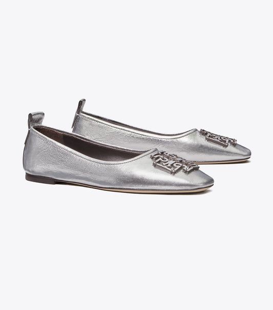 Tory Burch Ines Ballet - Silver