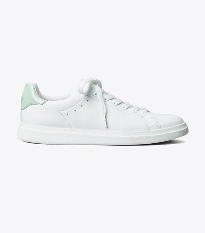Tory Burch Howell Court Sneaker - Titanium White / Mint Chip