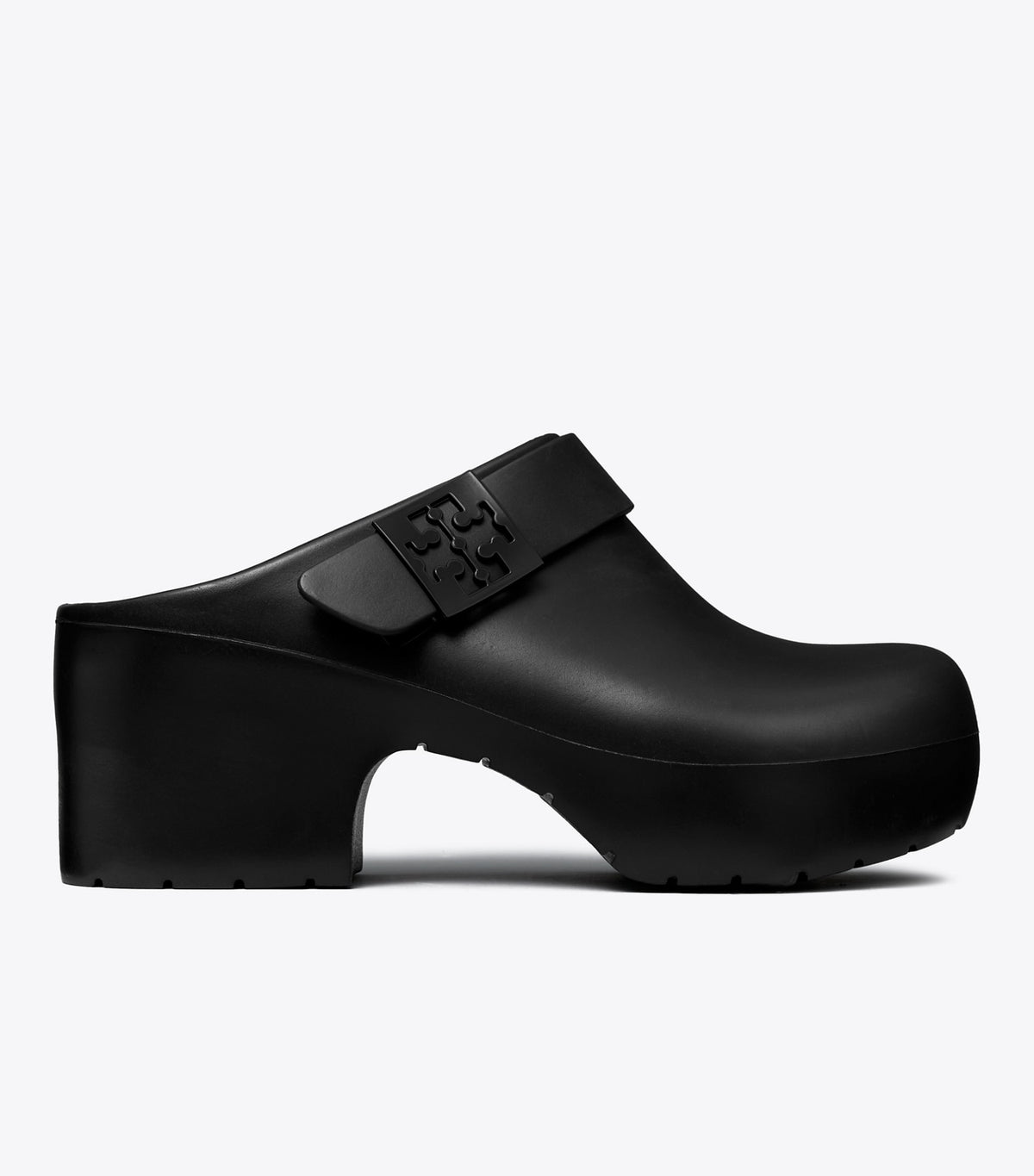 Tory Burch Mellow Platform Heeled Clog - Perfect Black