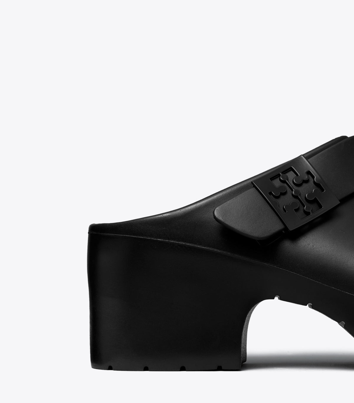 Tory Burch Mellow Platform Heeled Clog - Perfect Black
