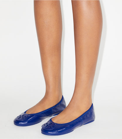 Tory Burch Reva Travel Ballet - Ballpoint Blue / Ballpoint Blue