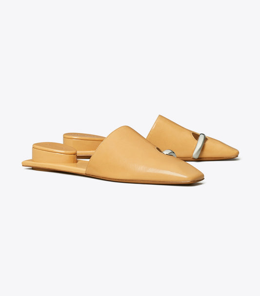Tory Burch Pierced Mule - Cantucci / Silver
