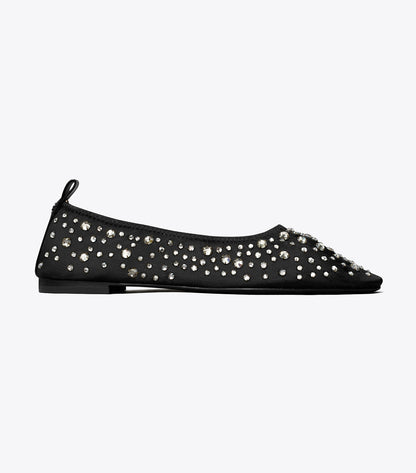 Tory Burch Crystal Ballet - Black