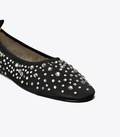 Tory Burch Crystal Ballet - Black