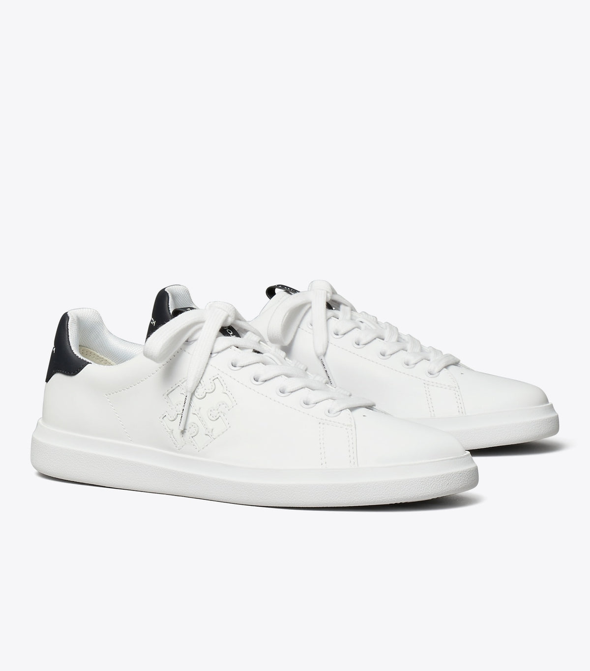 Tory Burch Howell Court Sneaker - White / Perfect Navy