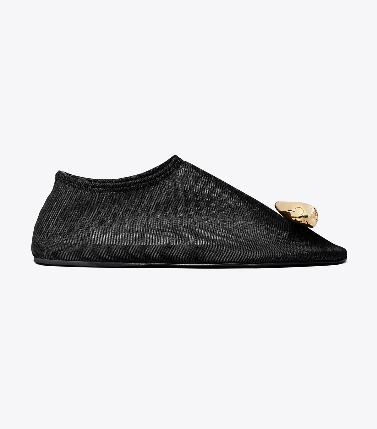 Tory Burch Patos Mesh Flat - Black / Gold