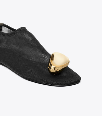 Tory Burch Patos Mesh Flat - Black / Gold