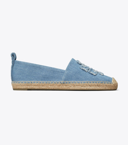 Tory Burch Double T Espadrille - Denim