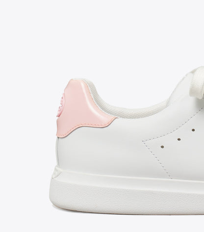 Tory Burch Howell Court Sneaker - Titanium White / Petunia