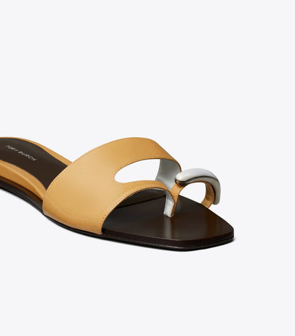 Tory Burch Pierced Slide - Cantucci / Silver