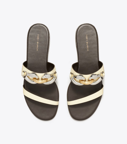 Tory Burch Jessa Two-Strap Sandal - Soft Custard