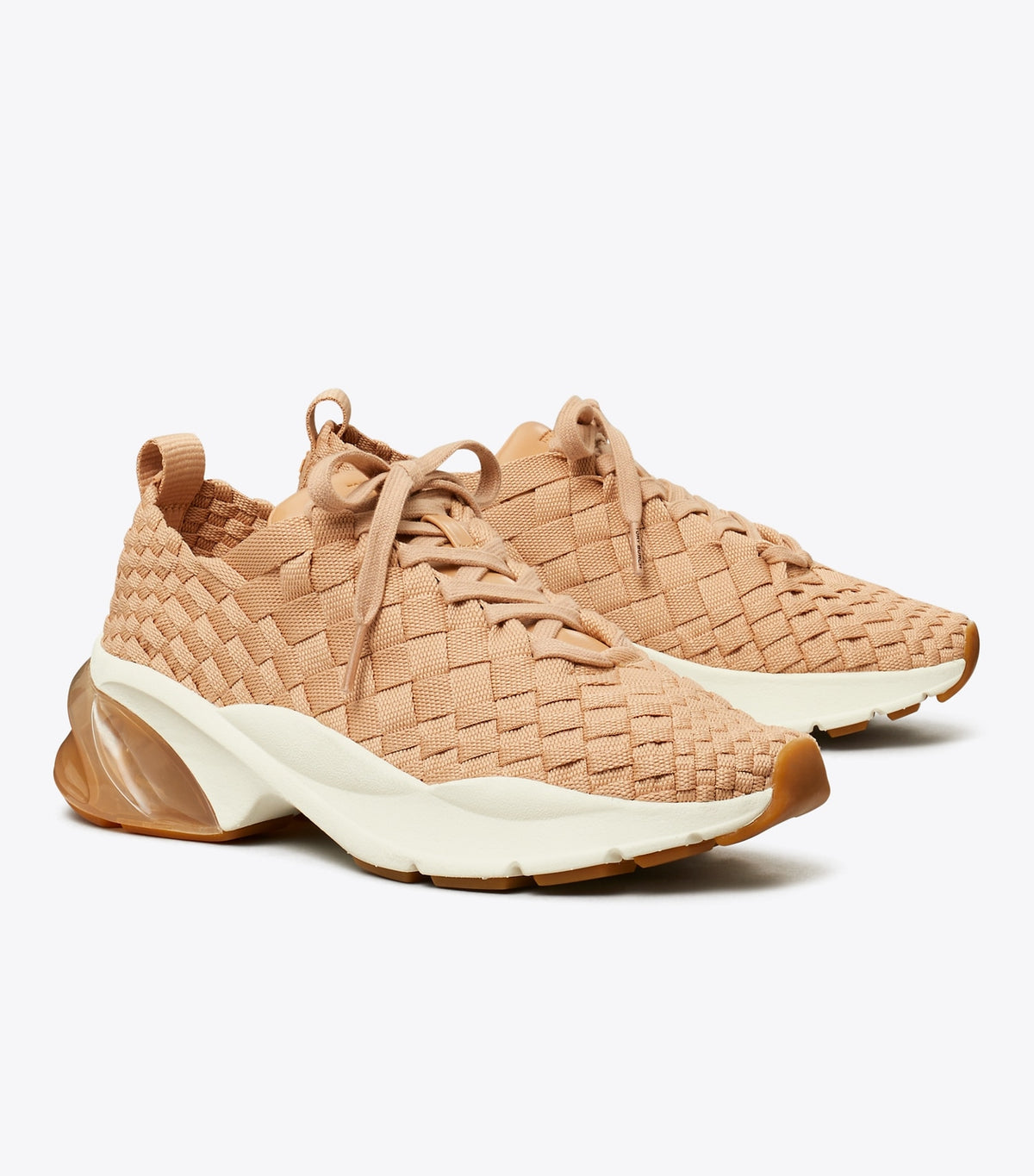 Tory Burch Good Luck Woven Trainer - Vintage Blush
