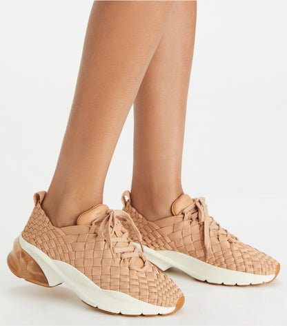 Tory Burch Good Luck Woven Trainer - Vintage Blush