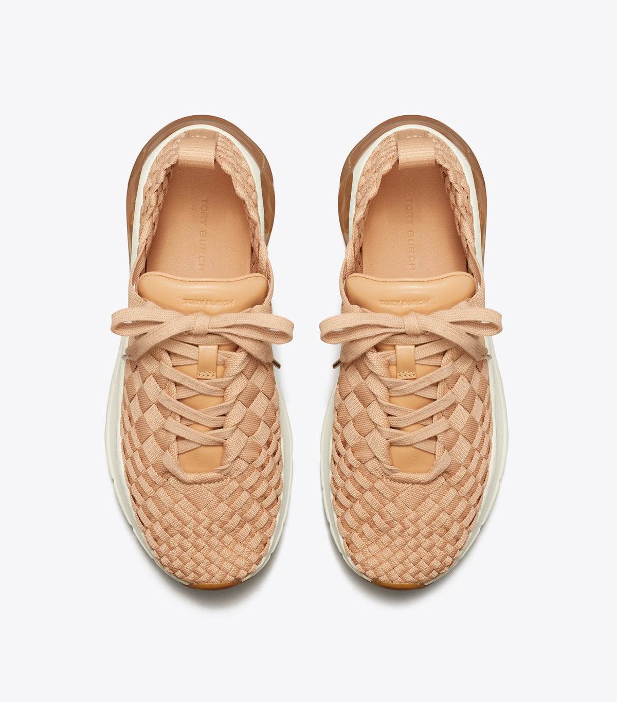 Tory Burch Good Luck Woven Trainer - Vintage Blush