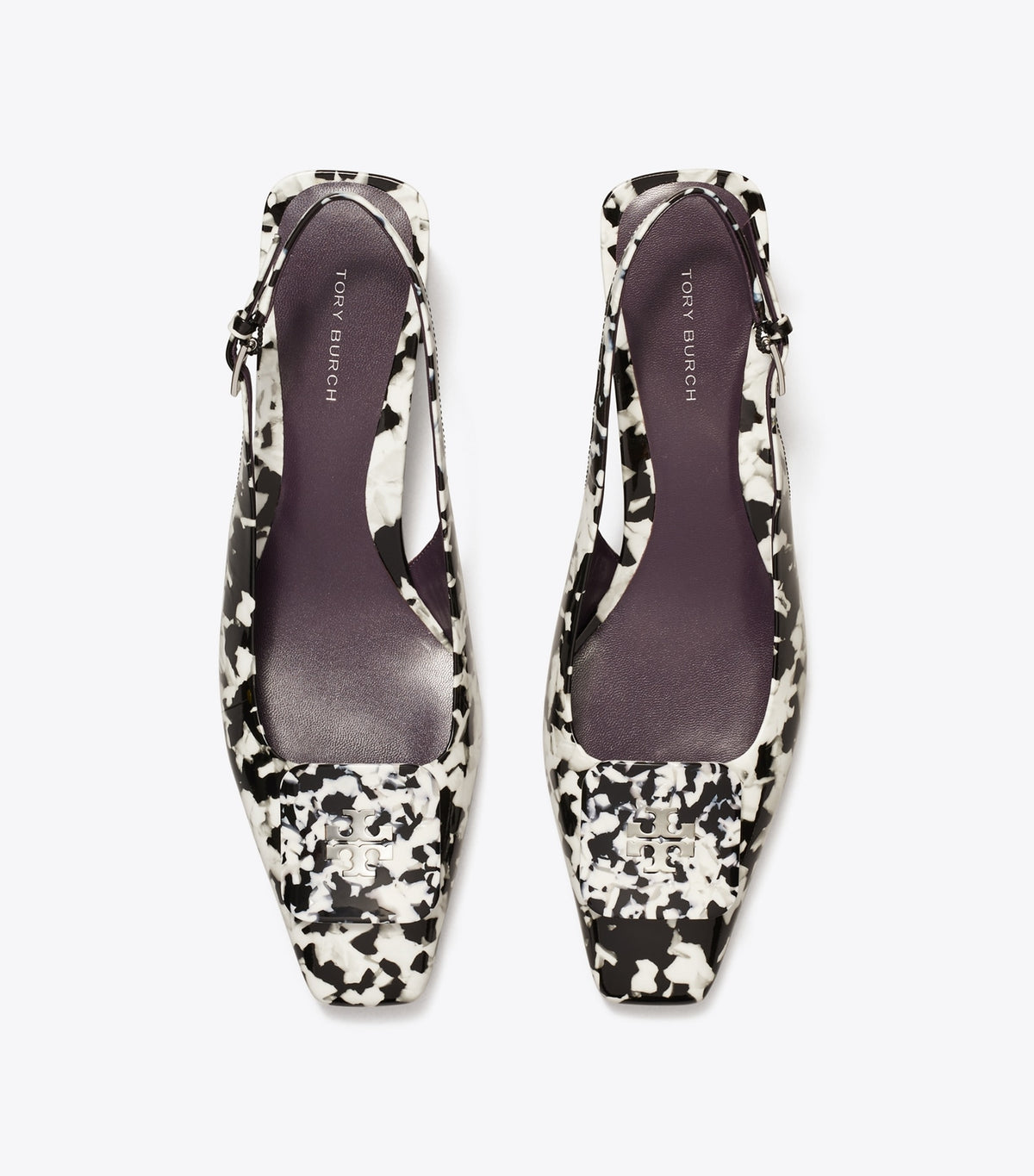 Tory Burch Georgia Slingback Pump - Dark Marble Multi-Tone