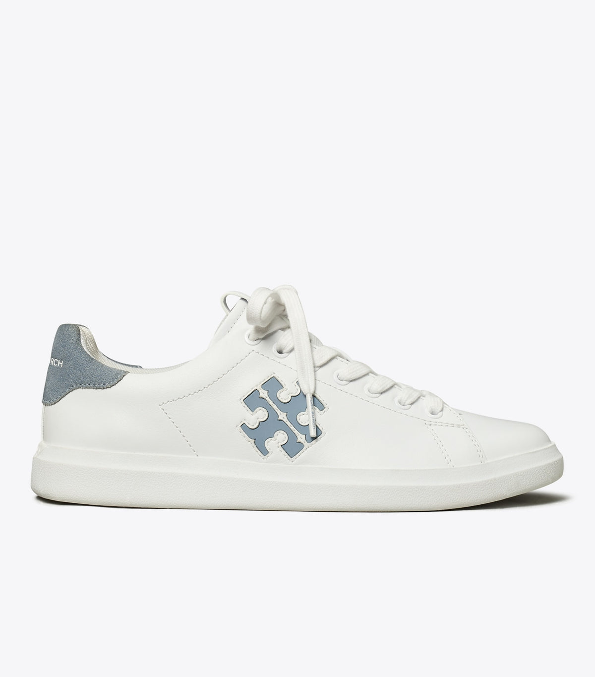 Tory Burch Howell Court Sneaker - Titanium White / Aria Blue
