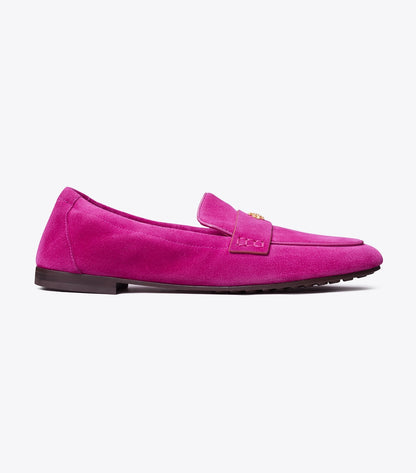 Tory Burch Suede Ballet Loafer - Fuchsia