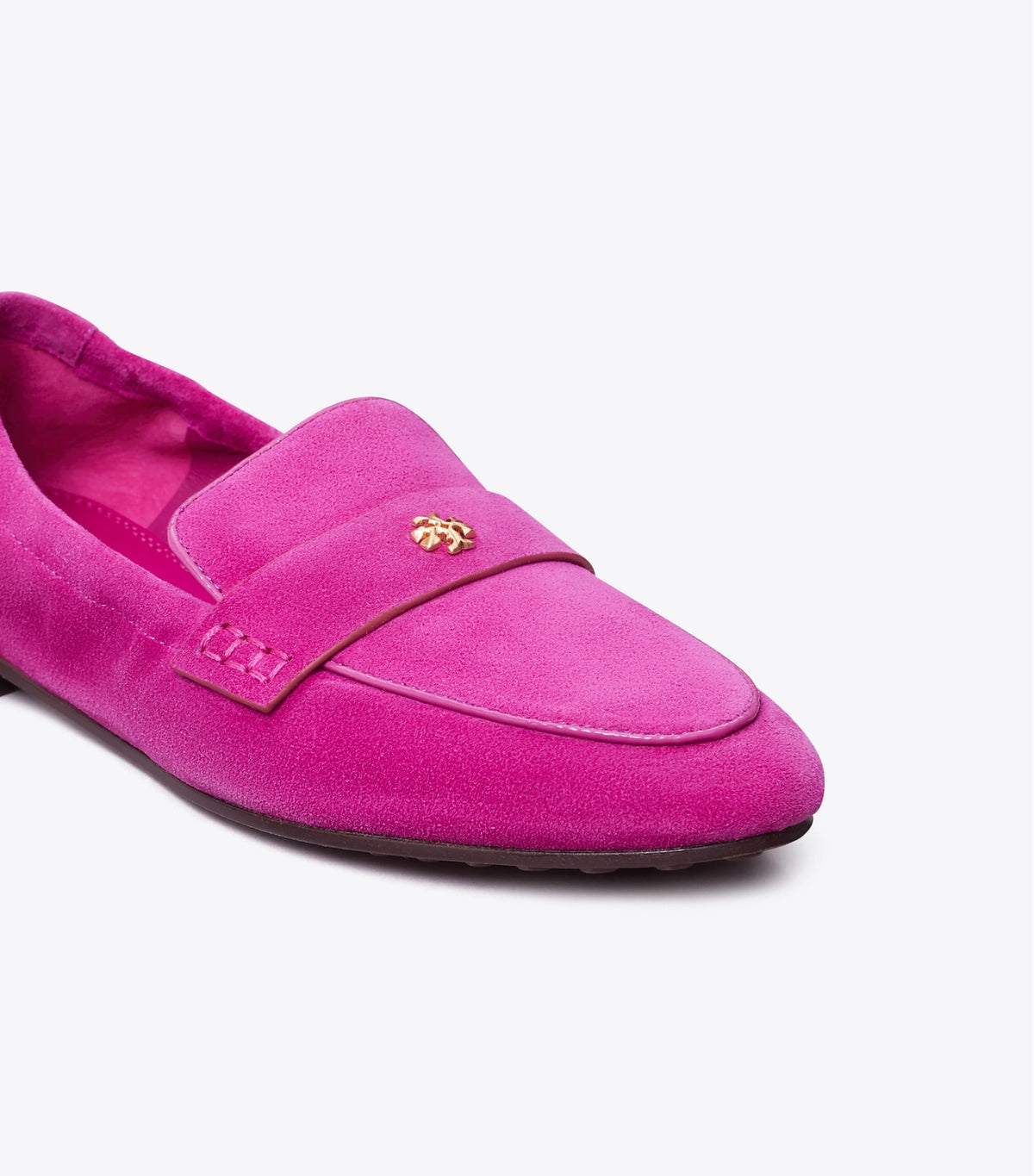Tory Burch Suede Ballet Loafer - Fuchsia