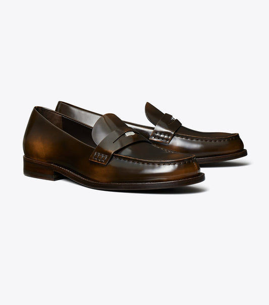 Tory Burch Classic Penny Loafer - Brushed Chocolate