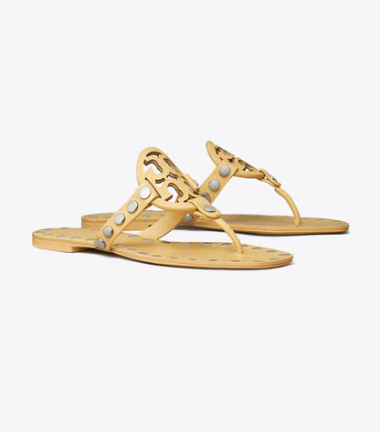 Tory Burch Miller Studded Sandal - Cantucci / Silver