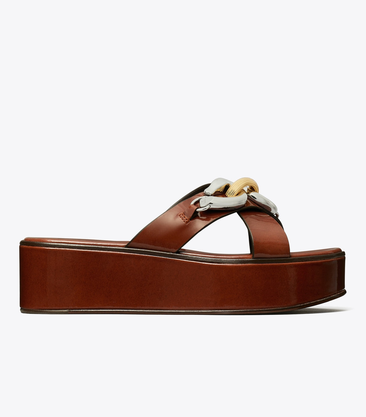 Tory Burch Jessa Platform Sandal - Russet Brown