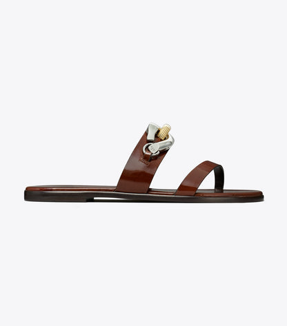 Tory Burch Jessa Two-Strap Sandal - Russet Brown