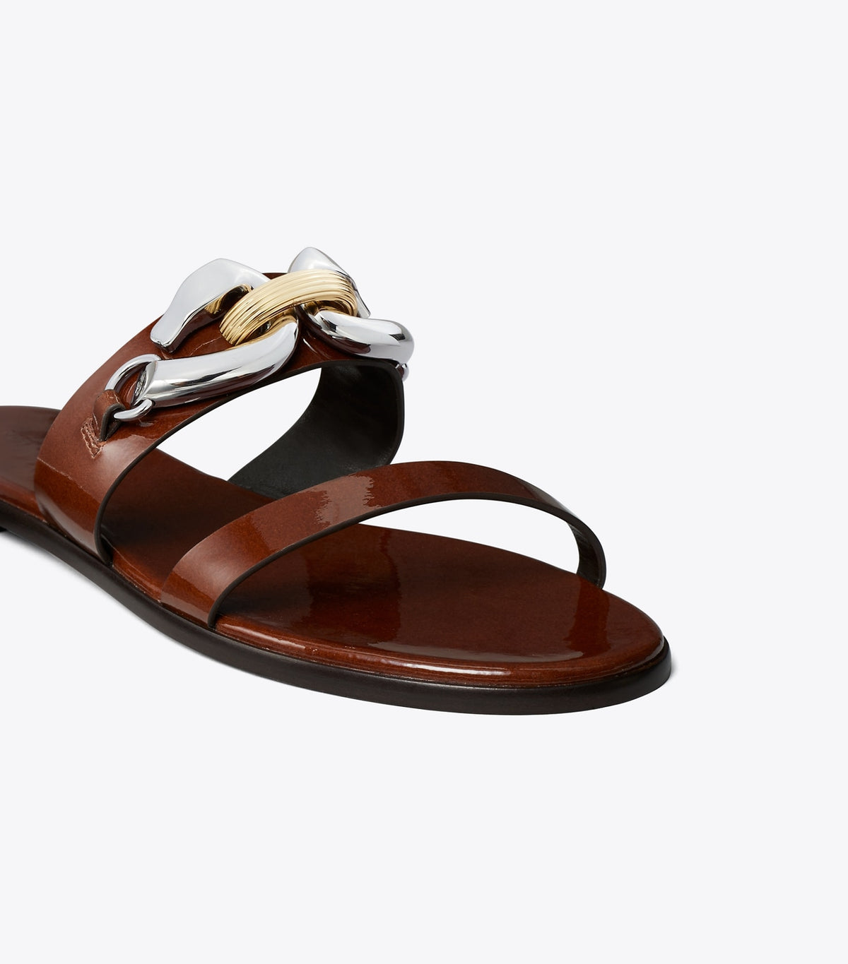 Tory Burch Jessa Two-Strap Sandal - Russet Brown