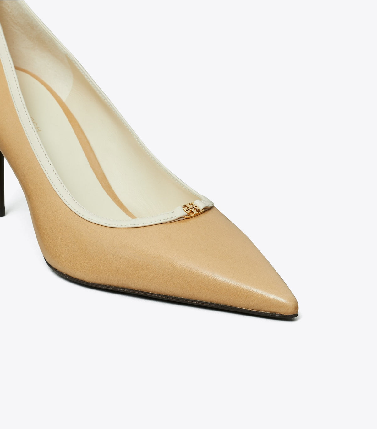 Tory Burch Double T Buckle Pump - Desert Mist / Light Cream
