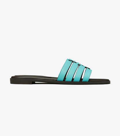 Tory Burch Ines Slide - Aqua Teal / Cocoa