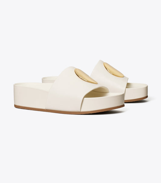 Tory Burch Patos Slide - New Ivory / New Ivory