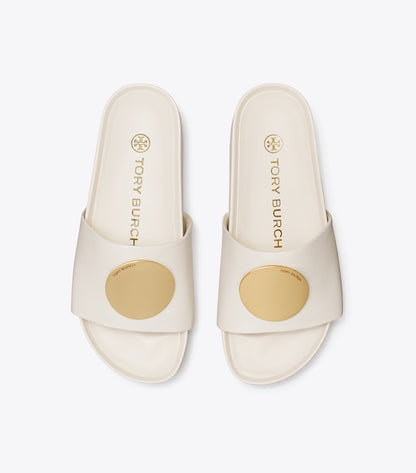 Tory Burch Patos Slide - New Ivory / New Ivory