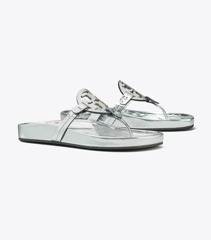 Tory Burch Miller Cloud Sandal - Argento