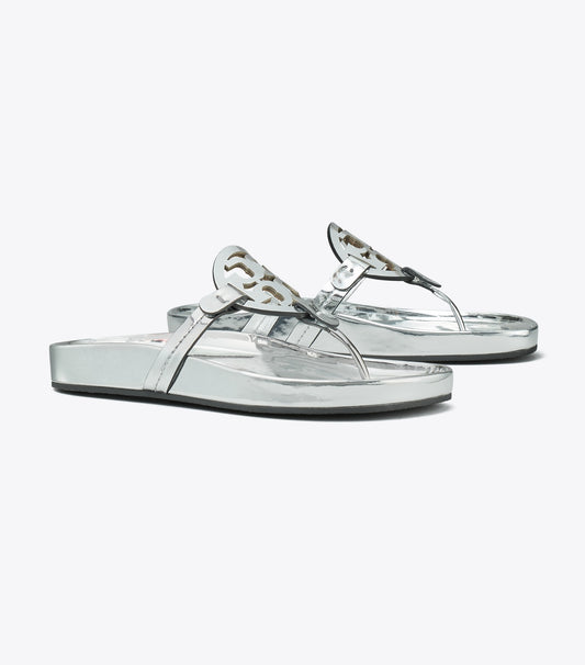 Tory Burch Miller Cloud Sandal - Argento