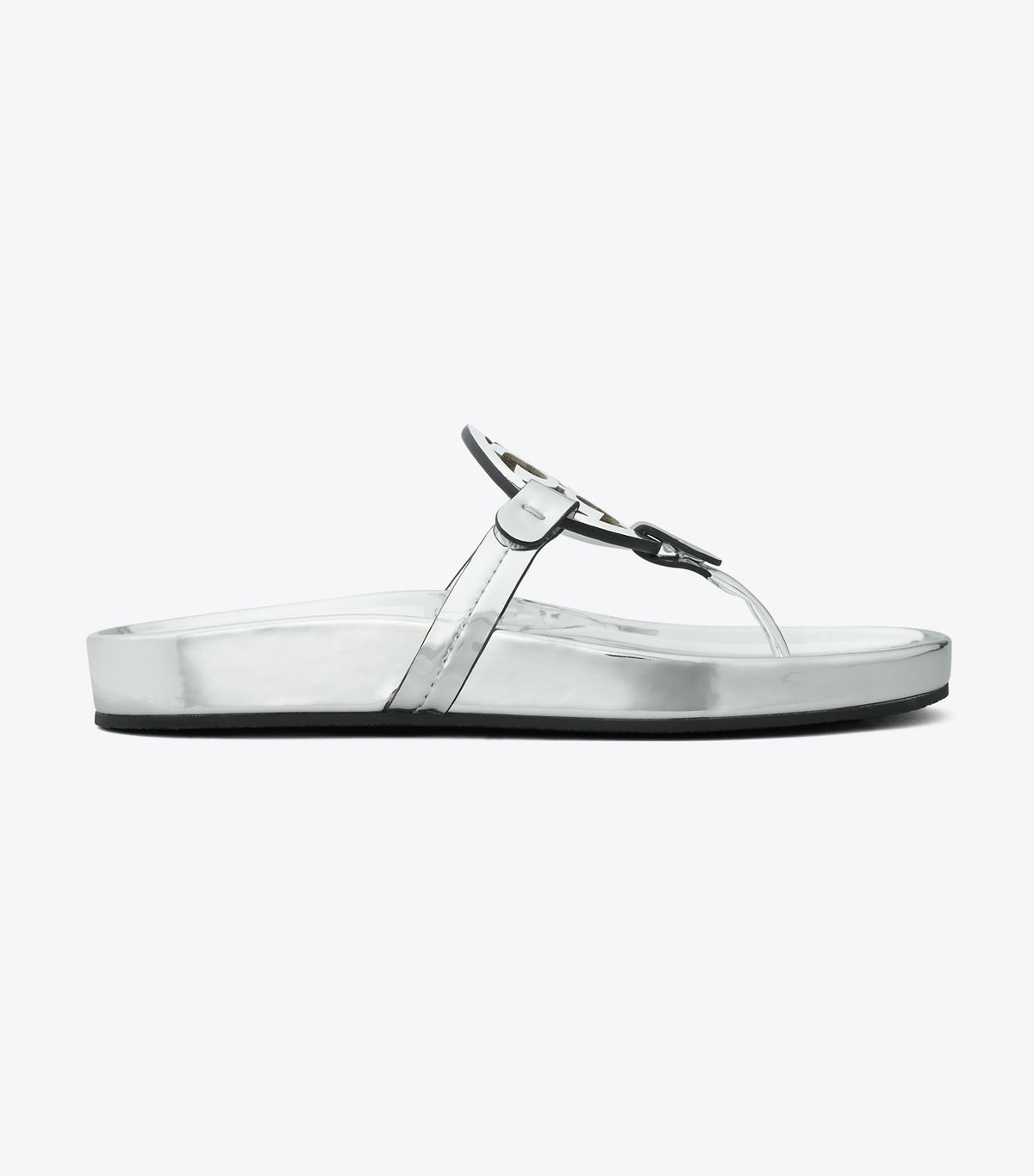 Tory Burch Miller Cloud Sandal - Argento