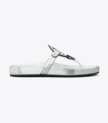 Tory Burch Miller Cloud Sandal - Argento