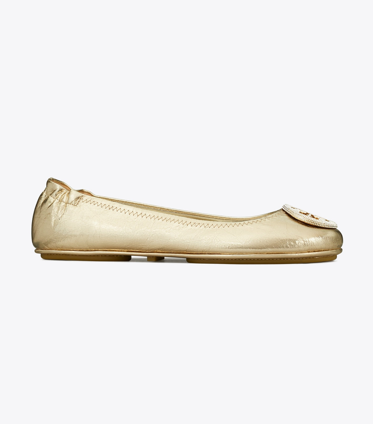 Tory Burch Minnie Travel Ballet - Spark Gold / Spark Gold