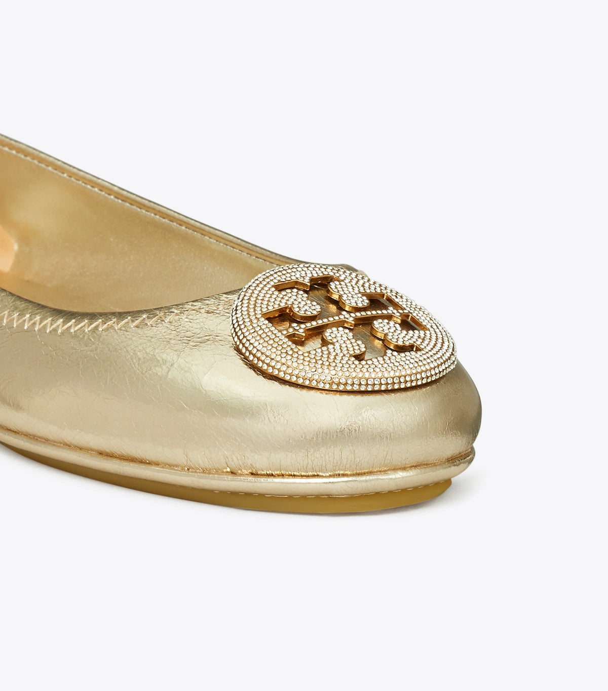 Tory Burch Minnie Travel Ballet - Spark Gold / Spark Gold