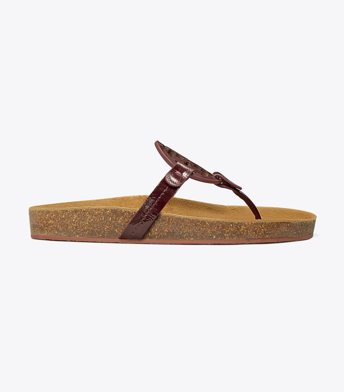Tory Burch Miller Cloud Sandal - Plum / Natural